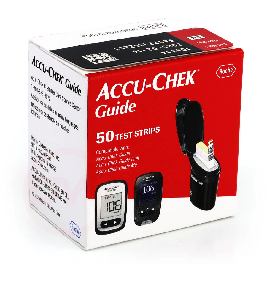 ACCU-CHEK GUIDE TEST STRIPS 50 COUNT