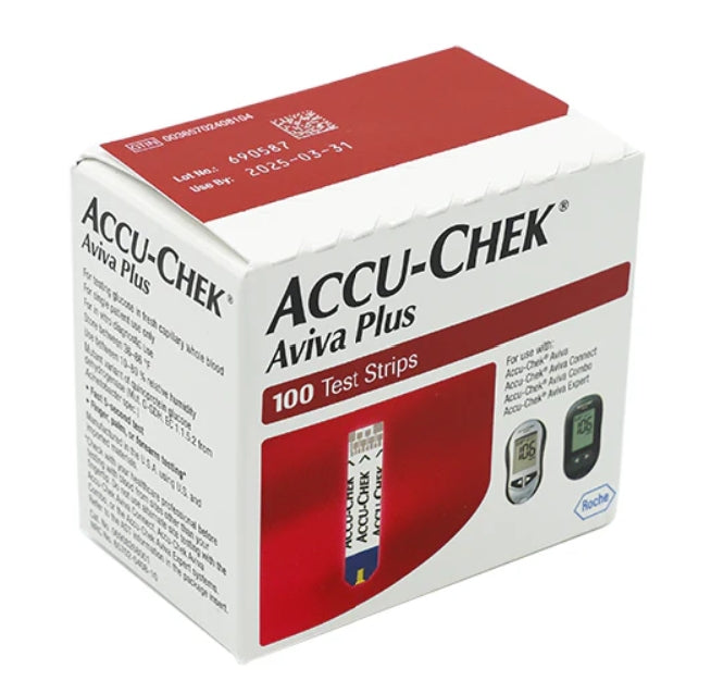 ACCU-CHEK AVIVA PLUS TEST STRIPS 100 COUNT