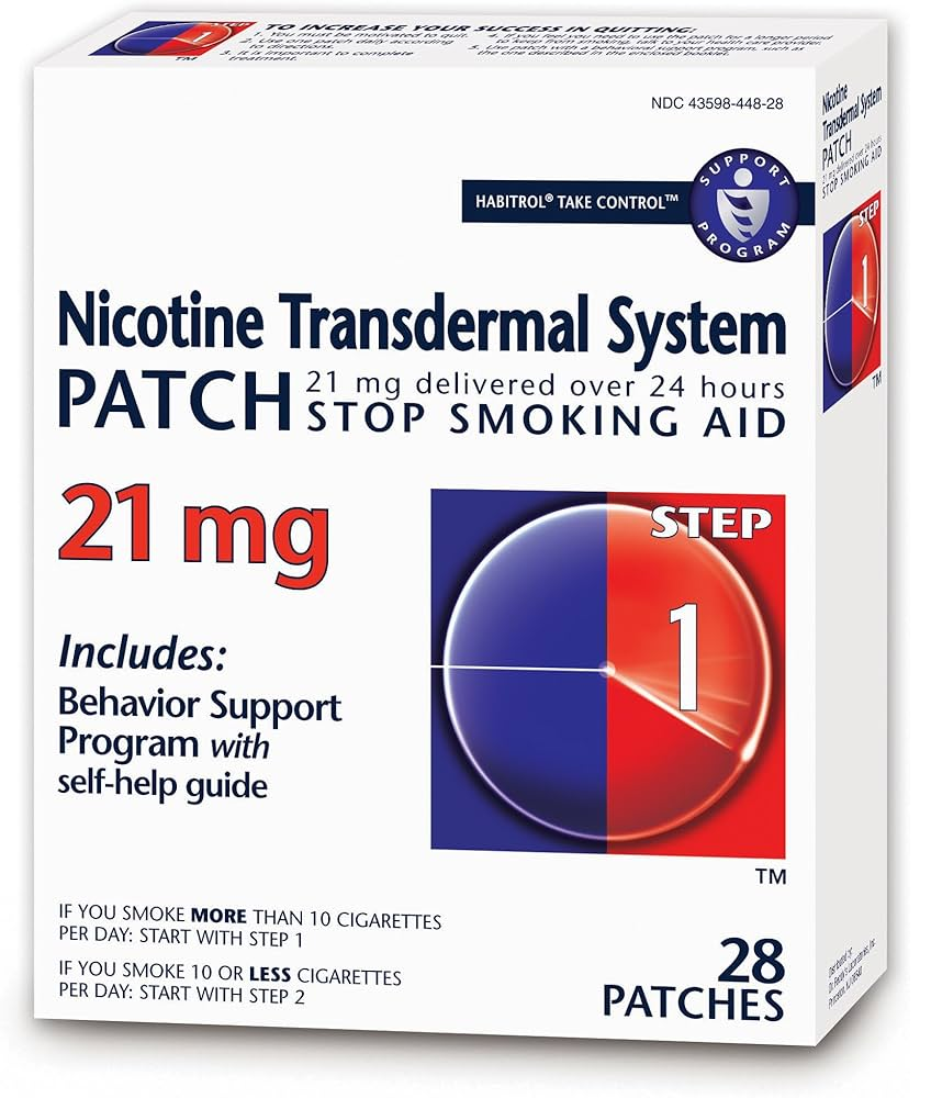 HABITROL NICOTINE TRANSDERMAL SYSTEM 21 MG- STEP 1- 28 PATCHES