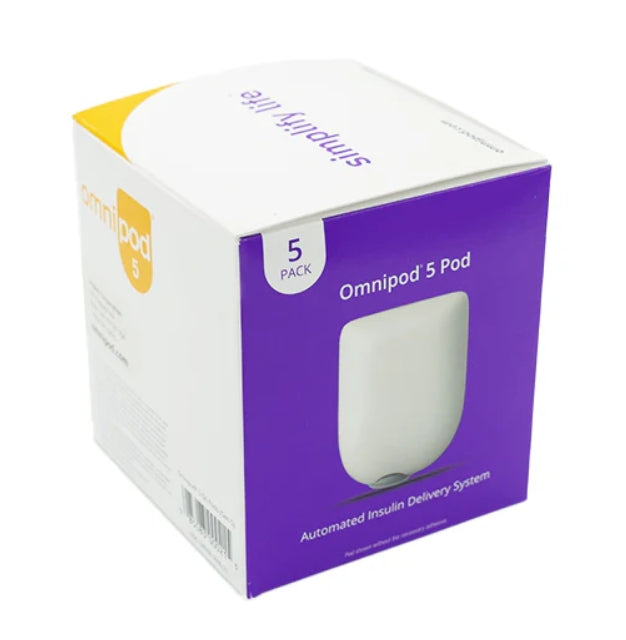 OMNIPOD 5-5 PACK (PURPLE AND WHITE)