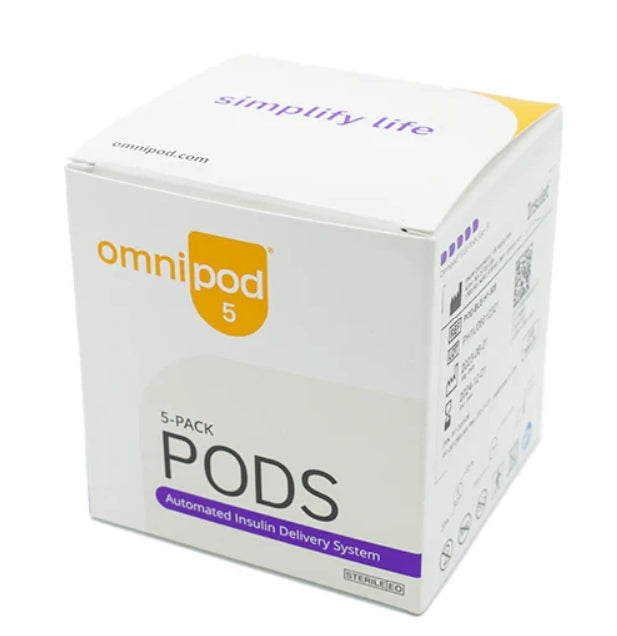 OMNIPOD 5-5 PACK (PURPLE AND WHITE)