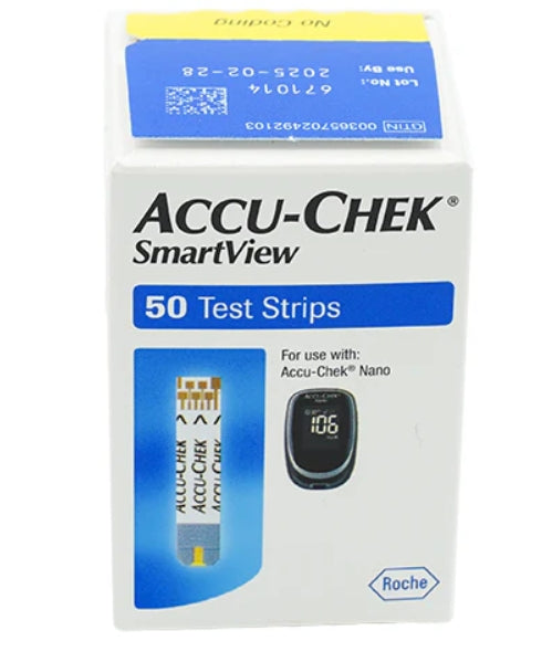 ACCU-CHEK SMARTVIEW 50 COUNT TEST STRIPS