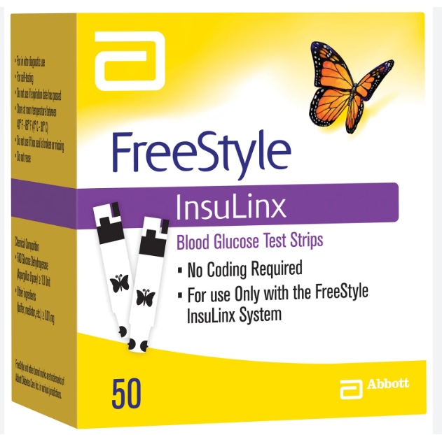 FREESTYLE INSULINX 50 COUNT TEST STRIPS