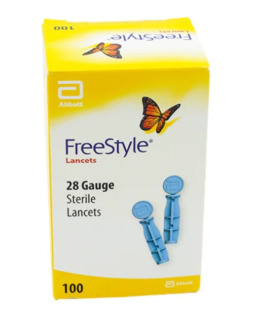 FREESTYLE LANCETS, 28 GAUGE 100 COUNT