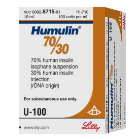 HUMULIN 70/30 VIAL U-100