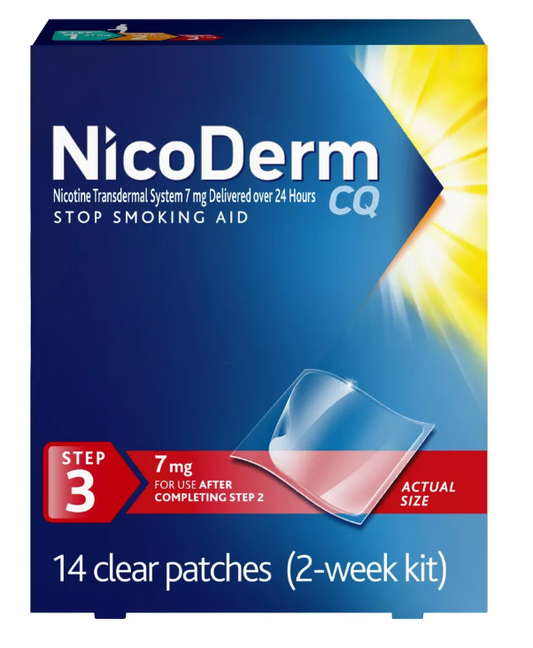 NICODERM PATCHES STEP 3- 14 COUNT 7MG