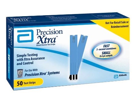 PRECISION XTRA TEST STRIPS 50 COUNT