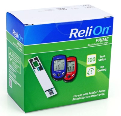 RELION PRIME TEST STRIPS 100 COUNT